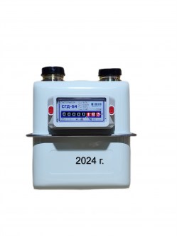 Счетчик газа СГД-G4ТК с термокорректором (вход газа левый, 110мм, резьба 1 1/4") г. Орёл 2024 год выпуска Рошаль
